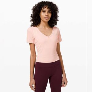 Lululemon Nulu Cropped Slim Yoga Short Sleeve